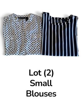 Lot of 2 Small Blouses - I.N.C. And Banana Republic